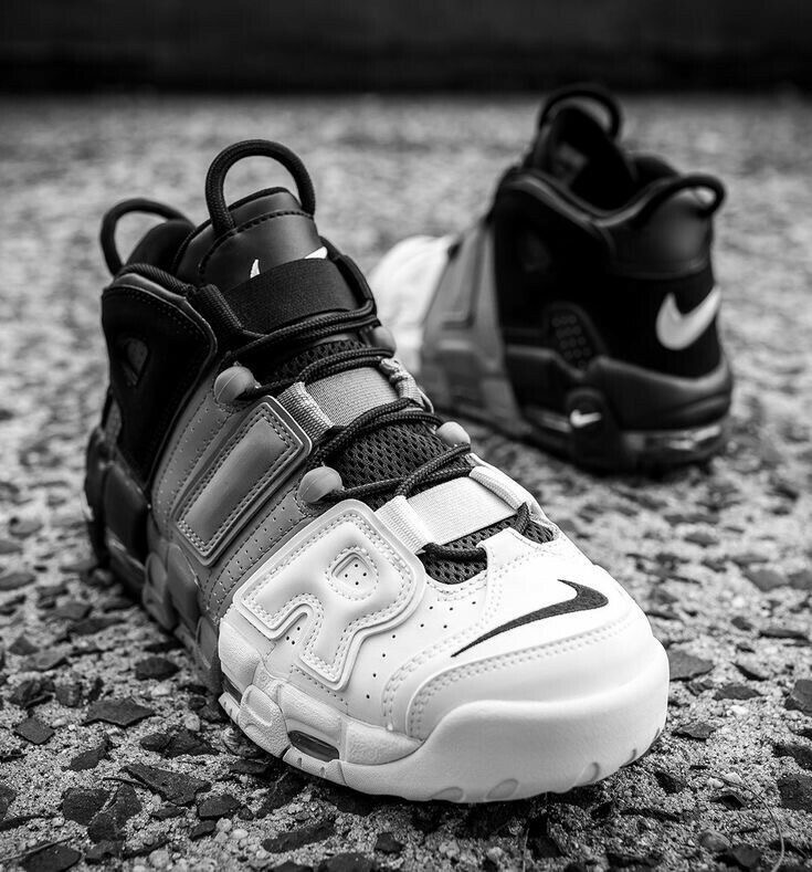 کتونی نایکی ایرمورتمپو مشکی سفید، سایز 37تا45 nike air tempo مسترکوالیتی