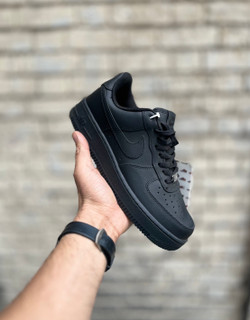 کتونی نایکی ایر فورس 1 تمام مشکی (Nike Air Force 1 Black) مسترکوالیتی